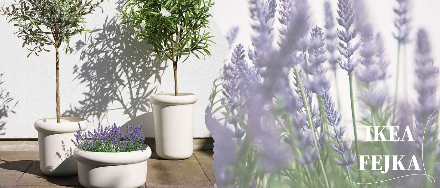 گیاه مصنوعی اسطوخودوس ایکیا مدل IKEA FEJKA